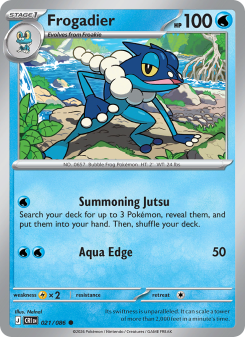 Frogadier - pokemon TCG Card