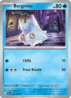 Bergmite - pokemon TCG Card