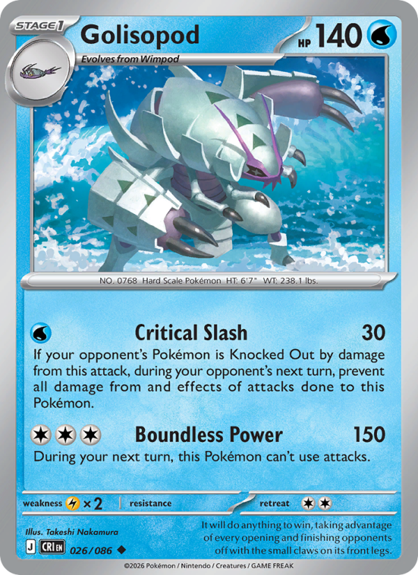 Golisopod - Pokémon TCG Card