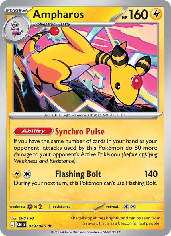 Ampharos - Pokémon TCG Card