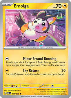Emolga - pokemon TCG Card