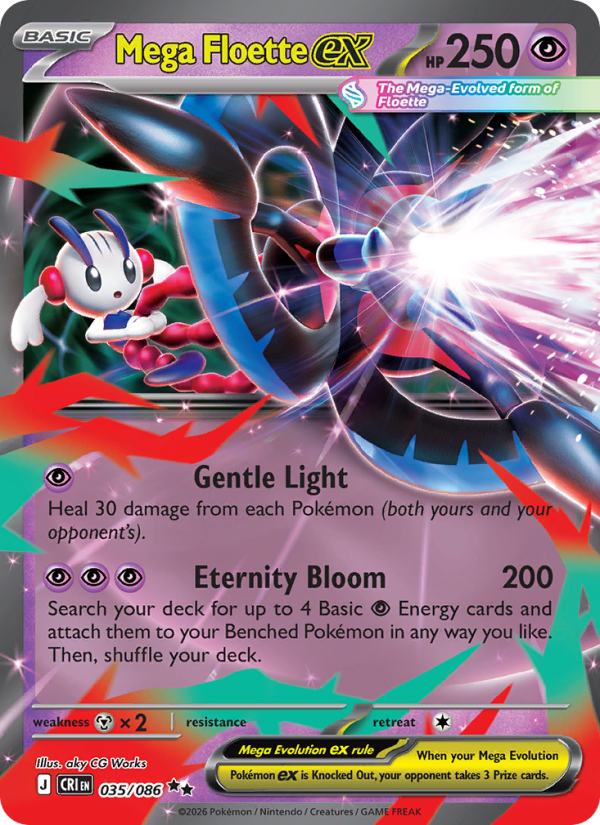 Mega Floette ex - Pokémon TCG Card