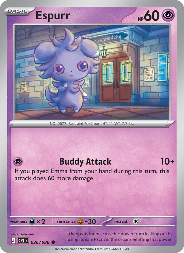Espurr - Pokémon TCG Card