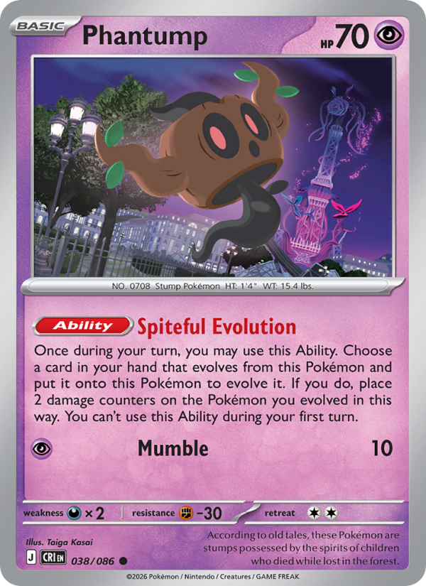 Phantump - Pokémon TCG Card