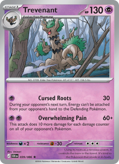 Trevenant - pokemon TCG Card