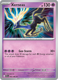 Xerneas - pokemon TCG Card