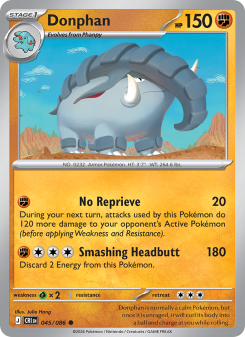 Donphan - pokemon TCG Card