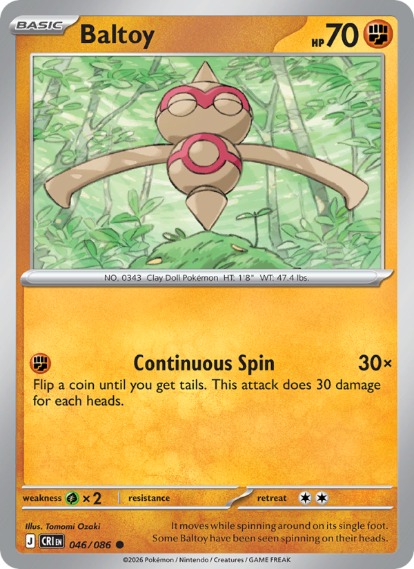 Baltoy - Pokémon TCG Card