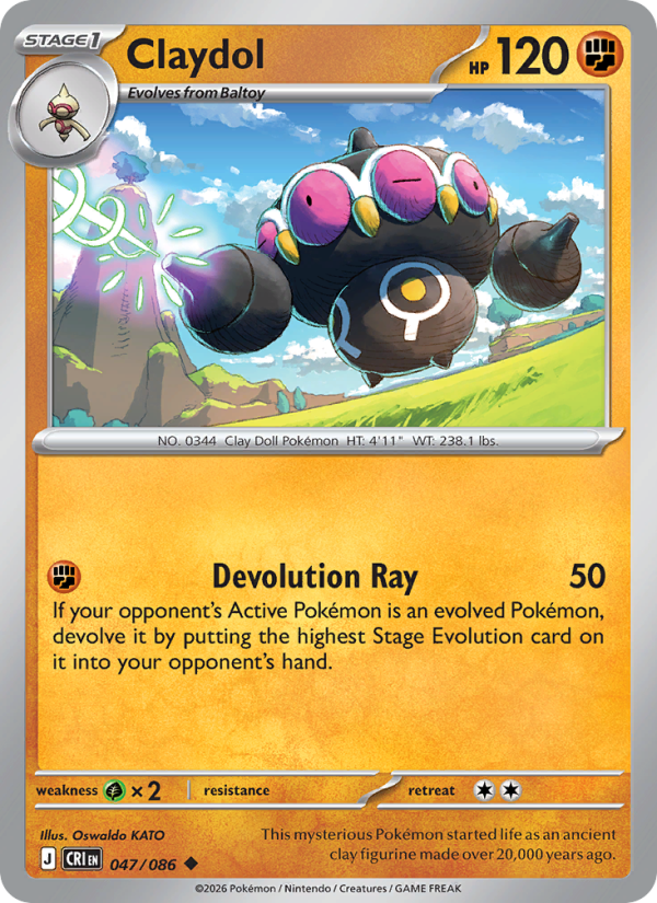 Claydol - Pokémon TCG Card