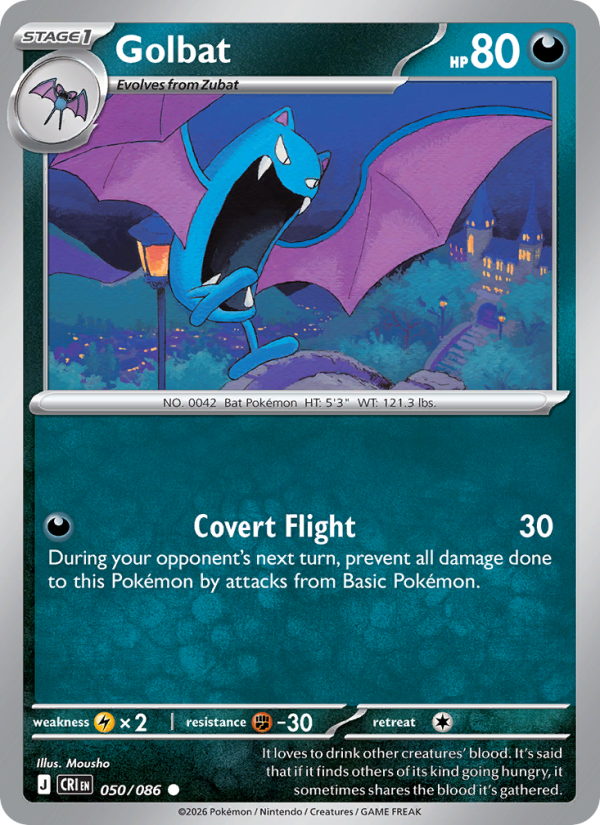 Golbat - Pokémon TCG Card