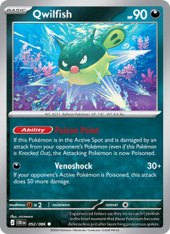 Qwilfish - pokemon TCG Card