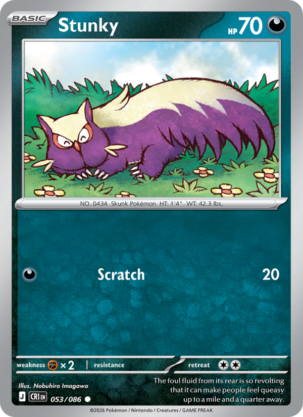 Stunky - Pokémon TCG Card