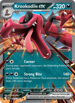 Krookodile ex - pokemon TCG Card
