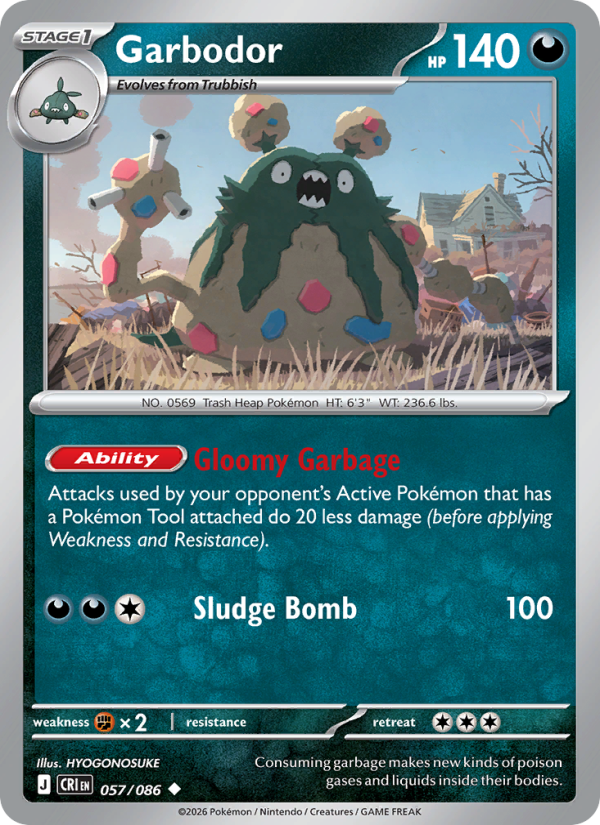 Garbodor - Pokémon TCG Card