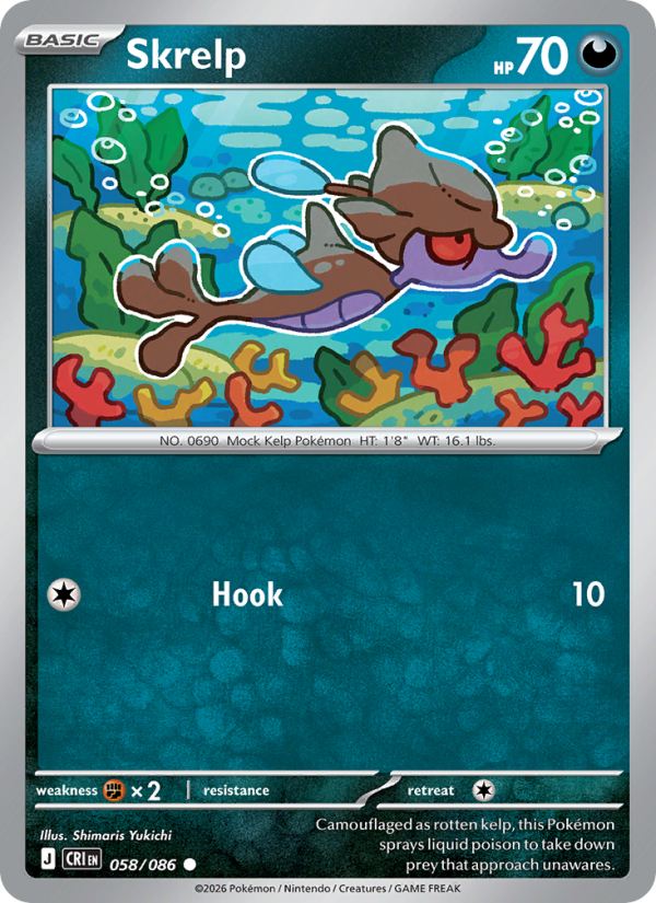 Skrelp - Pokémon TCG Card