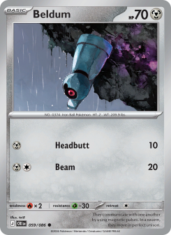 Beldum - pokemon TCG Card