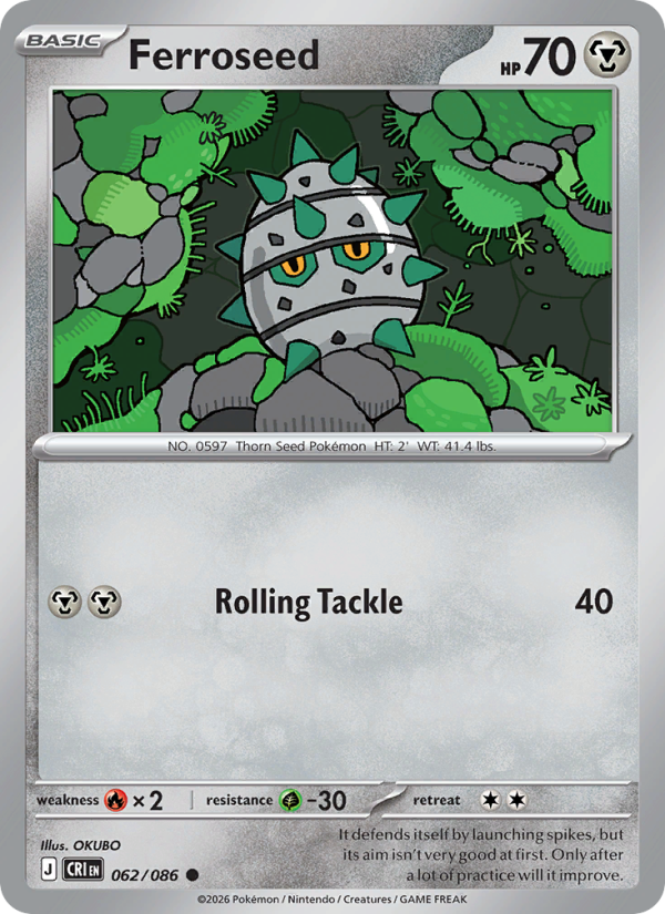 Ferroseed - Pokémon TCG Card