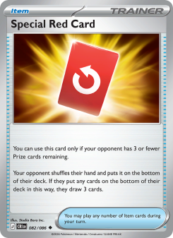 Special Red Card - pokemon TCG Card