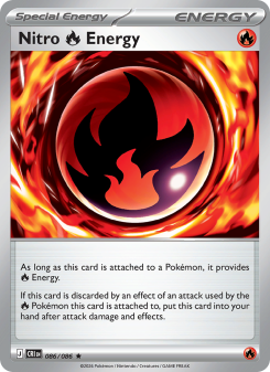 Nitro Fire Energy - pokemon TCG Card