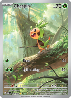 Chespin - pokemon TCG Card