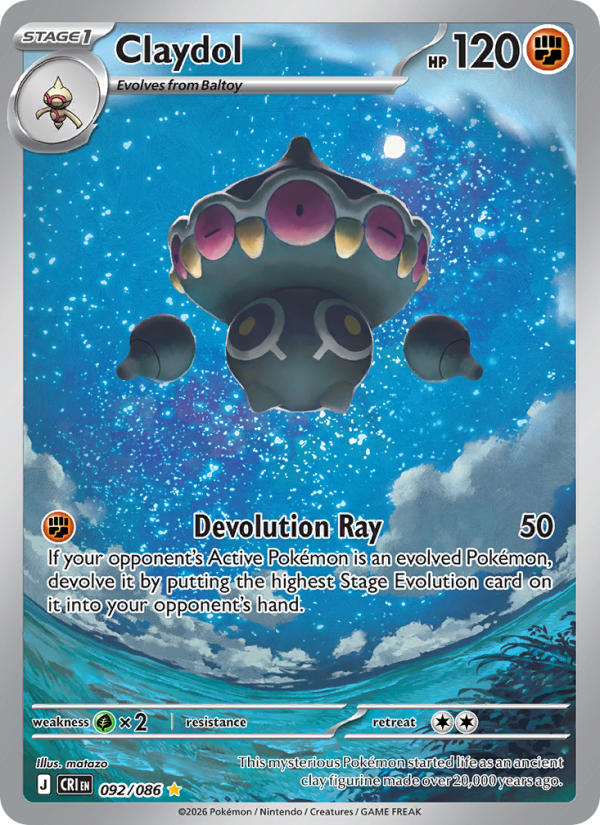Claydol - Pokémon TCG Card