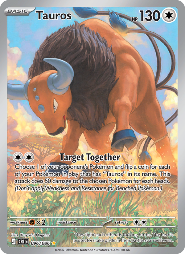 Tauros - Pokémon TCG Card