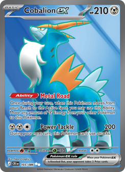 Cobalion ex - pokemon TCG Card