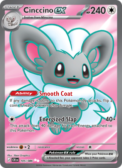 Cinccino ex - pokemon TCG Card