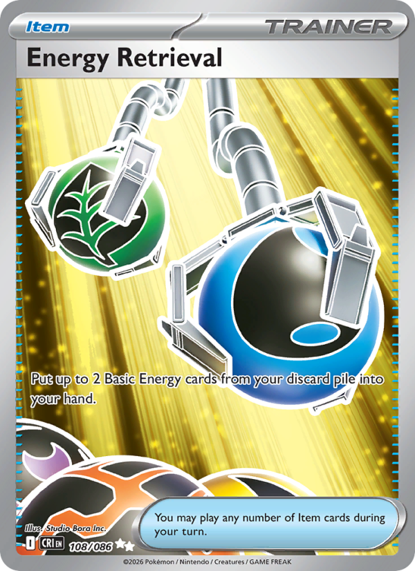 Energy Retrieval - Pokémon TCG Card
