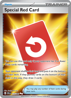 Special Red Card - pokemon TCG Card