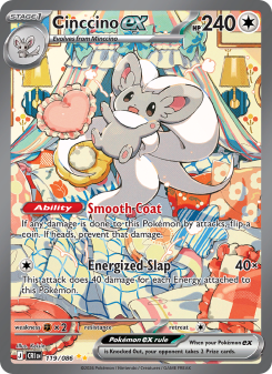 Cinccino ex - pokemon TCG Card