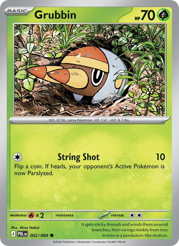 Grubbin - Pokémon TCG Card