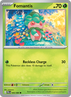 Fomantis - pokemon TCG Card