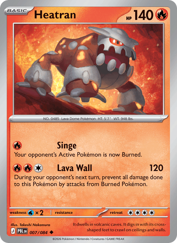 Heatran - Pokémon TCG Card