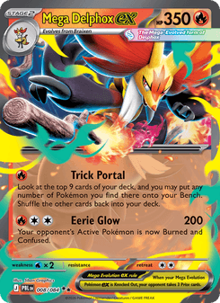 Mega Delphox ex - pokemon TCG Card