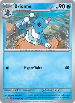 Brionne - pokemon TCG Card