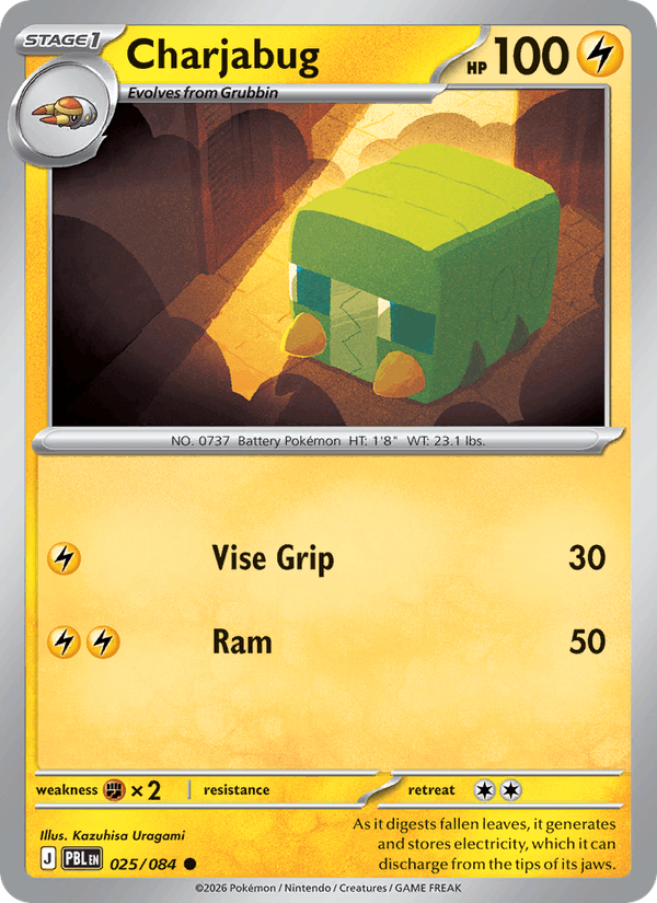 Charjabug - Pokémon TCG Card