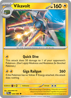 Vikavolt - pokemon TCG Card