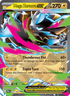 Mega Zeraora ex - pokemon TCG Card
