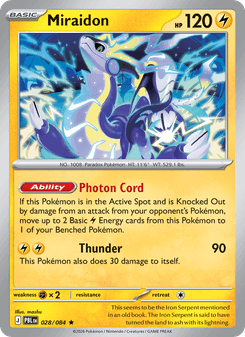 Miraidon - pokemon TCG Card
