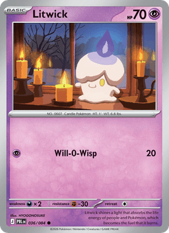 Litwick - pokemon TCG Card