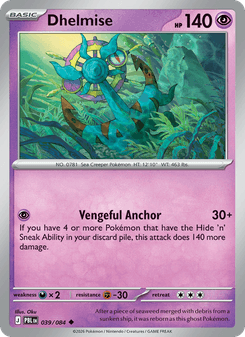 Dhelmise - pokemon TCG Card