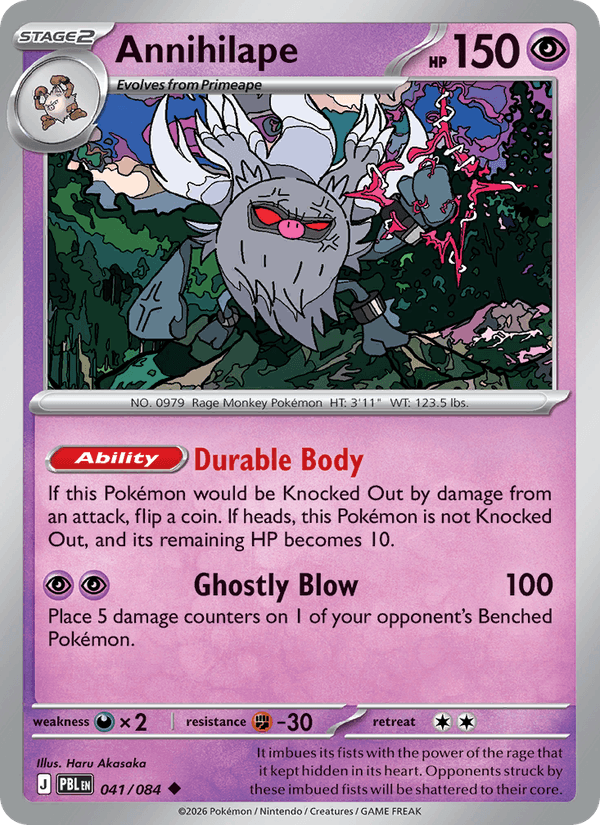 Annihilape - Pokémon TCG Card