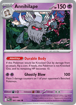 Annihilape - pokemon TCG Card