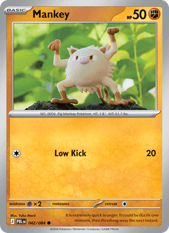 Mankey - pokemon TCG Card