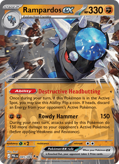 Rampardos ex - pokemon TCG Card