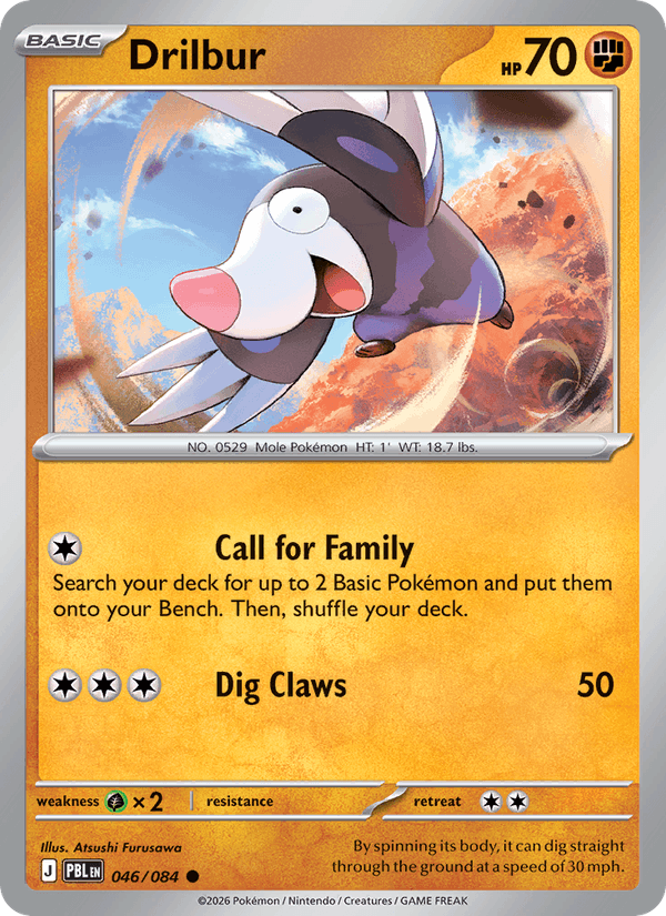 Drilbur - Pokémon TCG Card
