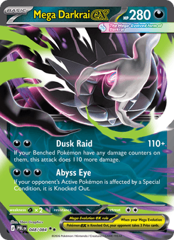 Mega Darkrai ex - pokemon TCG Card