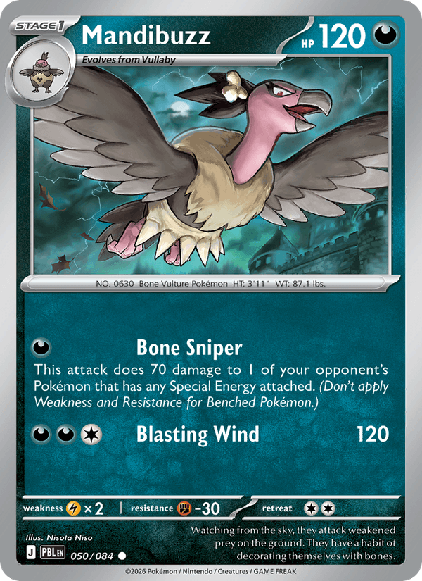 Mandibuzz - Pokémon TCG Card