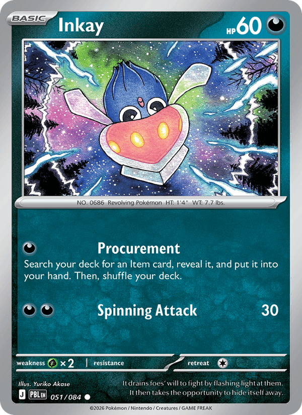 Inkay - Pokémon TCG Card